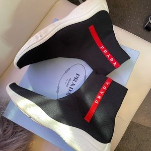 Prada Sock Sneaker Size 38.5